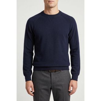 Brunello Cucinelli Dark Navy Cashmere Sweater, Brand Size 58 (US Size 48)