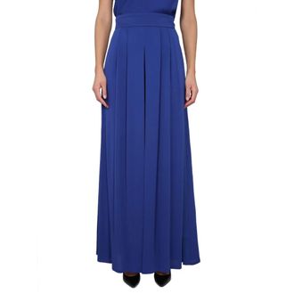 Max Mara Dames, Broeken, Blauw, Maat: XS