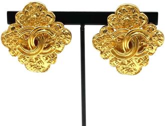 Chanel Plating Clip Earrings (Pre-Owned)
