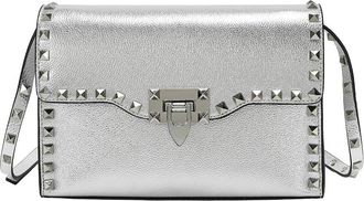 Tiffany & Fred Studded Leather Crossbody Flap Bag