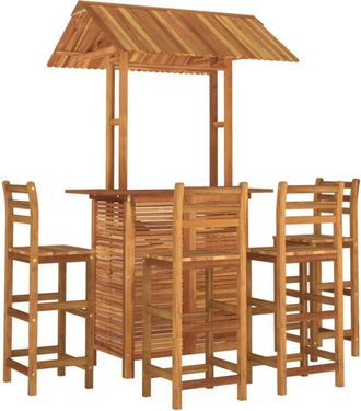 vidaXL vidaXL 5 Piece Garden Bar Set Solid Wood Acacia