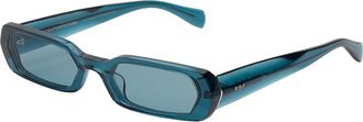 Retro Superfuture LALTRO TEAL VX3 Mens Sunglasses Blue Size 54