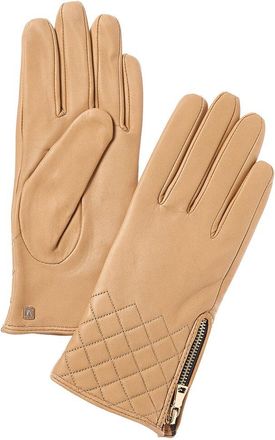 Bruno Magli Cashmere-Lined Leather Gloves