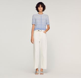 Sandro Fancy knit cardigan