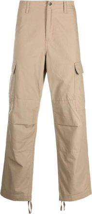 Carhartt Work in Progress Brown Cotton Cargo Trousers