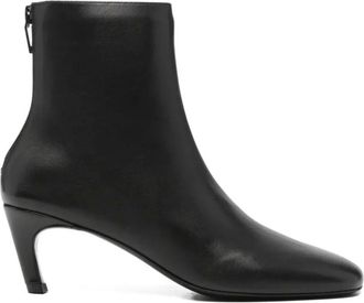 Toteme Schoenen, Dames, Zwart, 37 EU, Heeled Boots
