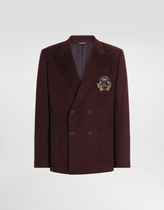 Dolce & Gabbana Portofino Double-breasted Cashmere Jacket - Man Suits And Blazers Multi-colored 48
