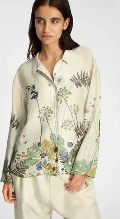 Munthe Faiza Top In Print Creme
