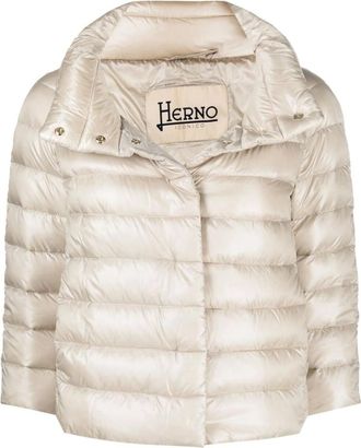 Herno Sofia Quilted High-neck Jacket