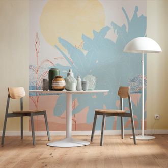 Komar home24 Vlies Fototapete Banana Leaves