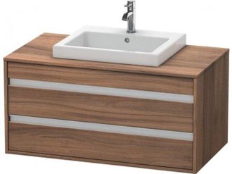 Duravit Ketho M&oacute;dulo Mural 6755, 2 Cajones, 1000mm, Para Lavabo - Duravit