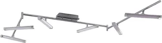 Lindby L&aacute;mpara De Techo Led pilou En Plateado Metal - Lindby