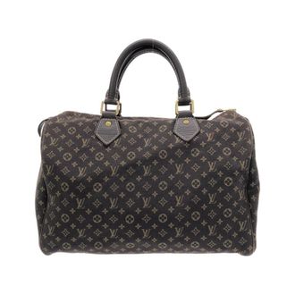 Louis Vuitton Monogram Mini Ebene Canvas Boston Bag (Pre-Owned)
