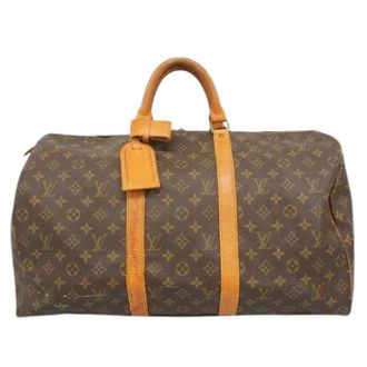 Louis Vuitton Pre-owned Weekend Bags, unisex, Brown, Size: ONE SIZE Pre-owned Boston bag