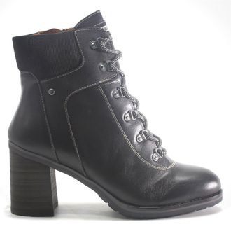 Pikolinos Pompeya W7S-N8851 Leather Womens Ankle Boots - Black - Size:UK 7-7.5