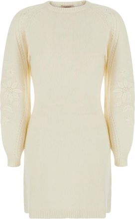 Twinset Dames, Jurken, Wit, Maat: S