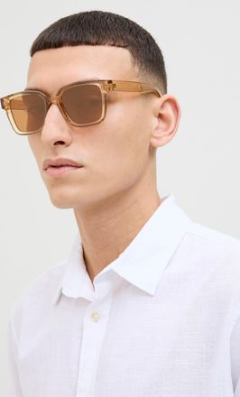 Jack & Jones Sonnenbrille JACK & JONES JACPONTUS SUNGLASSES NOOS, Herren, braun (braun stone), unifarben, Sonnenbrillen Sonnenbrille