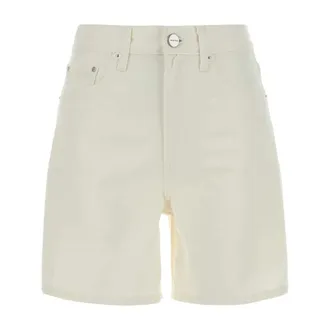 Anine Bing Denim Shorts, female, White, Size: W31 Shorts