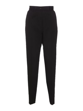 Dolce & Gabbana Black pants with frontal button