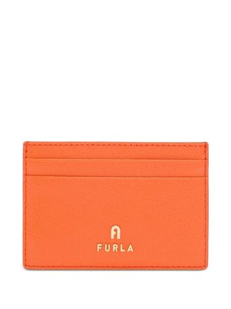 Furla Camelia cardholder - women - Calf Leather - One Size - Orange