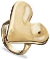 UNOde50 18K Gold-Plated Ring In The Shape Of A Heart at Nordstrom, Size 12