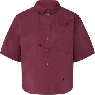 Ichi Mujer, Blusas y Camisas, Rojo, Talla: XS