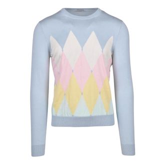 Ballantyne Pullover met ronde hals - Heren - Truien - Veelkleurig - Maat: 3XL Katoen