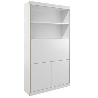 M&uuml;ller M&ouml;belfabrikation Flai Home-Office Sekret&auml;r, gross, CPL weiss