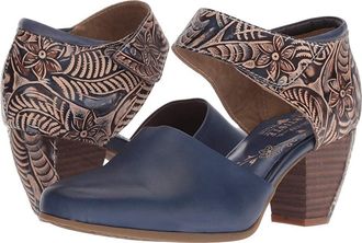 L'Artiste by Spring Step Toolie Womens Shoes Blue : EU 42 (US Womens 10.5-11) M, Leather