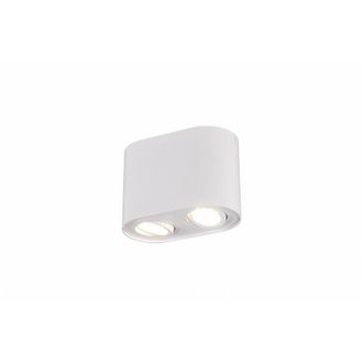 Trio Foco De Techo 2 Focos Gu10 Orientables Cookie White Lighting