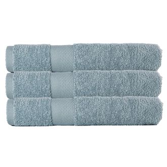 Blanc Avenue Juego de 3 toallas grandes de ba&ntilde;o 100x150 cm 500 gr/m&sup2; 100% algod&oacute;n