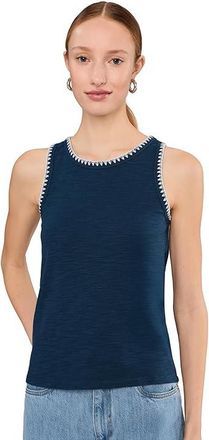 Tommy Bahama Ashby Isles Crochet Stitch Tank Top Womens Clothing Coastline : LG (US 12-14), Cotton/Spandex