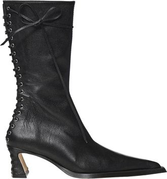 Miista Dames, Schoenen, Zwart, Maat: 40 EU Leer