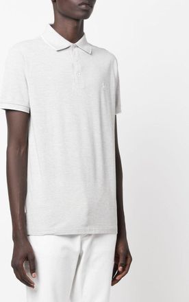 Polo Ralph Lauren Mens Classic Logo Polo Shirt Grey Clothing > & T-Shirts
