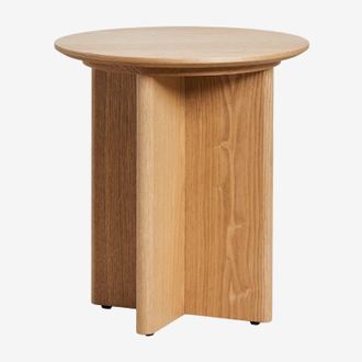 Sklum Mesa Auxiliar Redonda &Oslash;45 Cm En Mdf Saonara Sklum
