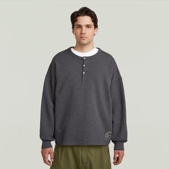 G-Star G-S016 Henley Sweatshirt - Meerkleurig - Heren