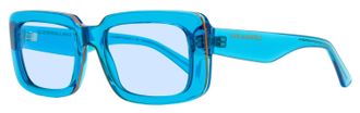 Karl Lagerfeld Unisex Rectangle Sunglasses KL6101S 450 Azure 54mm