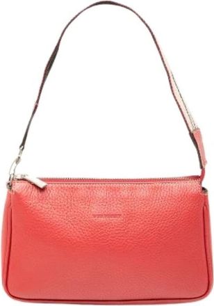 Burberry Pre-owned Shoulder Bags, female, Red, Size: ONE SIZE Pre-owned Baguette