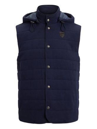 Polo Ralph Lauren quilted-design hooded vest - Blue