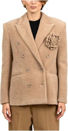 Giuseppe Di Morabito Dames, Jassen, Beige, Maat: XS Wol