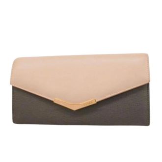 Fendi Pre-owned Wallets, female, Gray, Size: ONE SIZE Pre-owned Long wallet (bi-fold)