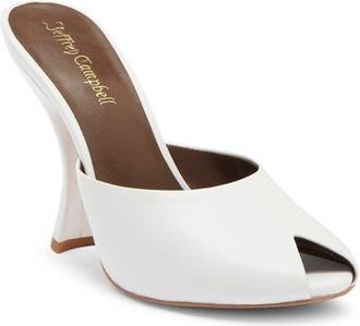 Jeffrey Campbell Fresa Peep Toe Sandal in White at Nordstrom, Size 8.5