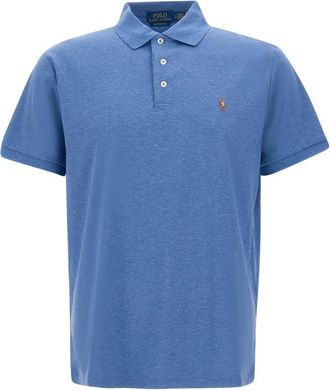 Polo Ralph Lauren Tops, Heren, Blauw, M, Katoen, Core Replen Polo