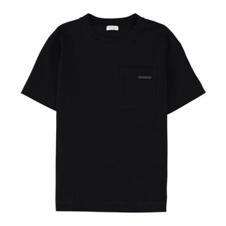 Brunello Cucinelli Girocollo M/Corta - female - Brunello Cucinelli - T-Shirts - Black - XS - Tops