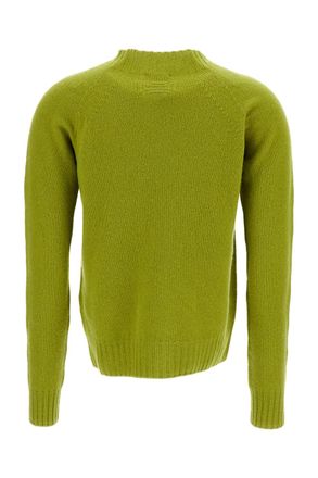 Drumohr Mock Neck Wool Pullover with Raglan Sleeves