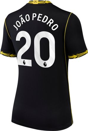 Nike Jo&atilde;o Pedro Chelsea 2026/27 Stadium Away Nike Womens Dri-FIT Soccer Jersey in Black | NN204415174-CFC