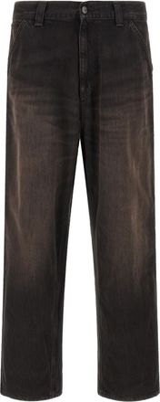 Carhartt Work in Progress Dark Brown Straight Jeans