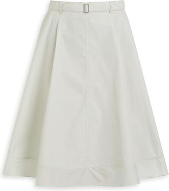 3.1 Phillip Lim Flounce Cotton-blend Midi Skirt - Light Grey - 6 (UK10 / S)