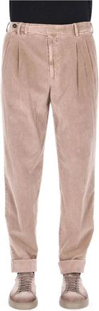 Pantaloni Torino Pantalone in velluto costa francese Gentleman fit - Heren - Straight fit broeken - Bruin - L - Broeken