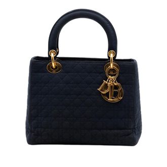 Dior Pre-owned Dior Medium Nylon Microcannage Lady Dior Ladies E1YGUGNY9CEHTCIN